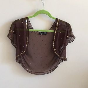100% silk camisole with a little bling